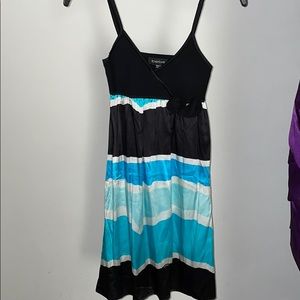 Flowy black Bebe dress XS like new